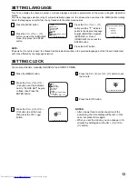 Preview for 13 page of JVC AV 24F702 User Manual