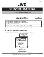 JVC AV-25P8 Service Manual предпросмотр