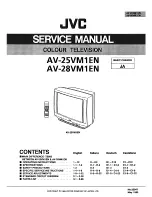 JVC AV-25VM1EN Service Manual предпросмотр