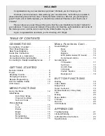 Preview for 4 page of JVC AV 27020 User Manual