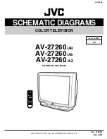 Предварительный просмотр 1 страницы JVC AV-27260 /AR Schematic Diagrams