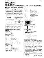 Предварительный просмотр 2 страницы JVC AV-27260 /AR Schematic Diagrams