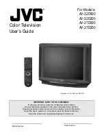 Предварительный просмотр 1 страницы JVC AV 27D200 User Manual