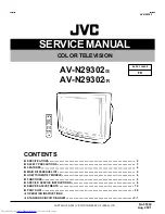 Preview for 1 page of JVC AV 27D202 Service Manual