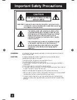 Предварительный просмотр 2 страницы JVC AV 27D305 User Manual