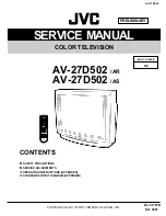 Preview for 68 page of JVC AV 27D502 Service Manual