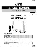 Preview for 137 page of JVC AV 27D502 Service Manual