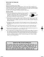 Preview for 3 page of JVC AV-27F703 - 27" Real Flat TV User Manual