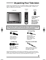 Preview for 7 page of JVC AV-27F703 - 27" Real Flat TV User Manual