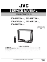 Предварительный просмотр 18 страницы JVC AV-27F704/ASA Service Manual