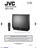 Preview for 1 page of JVC AV-27GFH User Manual