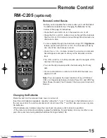 Preview for 15 page of JVC AV-27GFH User Manual