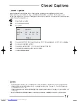 Preview for 17 page of JVC AV-27GFH User Manual