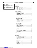 Preview for 2 page of JVC AV-28BK5ECB Instructions Manual