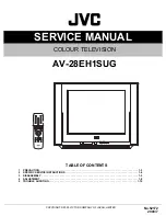 Предварительный просмотр 1 страницы JVC AV-28EH1SUG Service Manual