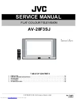 Предварительный просмотр 1 страницы JVC AV-28F3SJ Service Manual