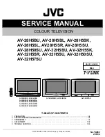 JVC AV-28H50SU Service Manual предпросмотр