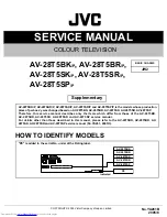 Предварительный просмотр 1 страницы JVC AV-28T5BK Service Manual