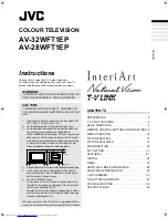 Preview for 2 page of JVC AV-28WFT1 Instructions Manual