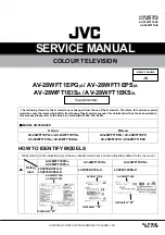 JVC AV-28WFT1EIS Service Manual предпросмотр