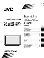 Предварительный просмотр 1 страницы JVC AV-28WFT1EK Instructions Manual