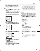 Предварительный просмотр 27 страницы JVC AV-28WFT1EK Instructions Manual