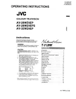 JVC AV-28WZ4EP Operating Instructions Manual preview