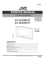 Предварительный просмотр 1 страницы JVC AV-28Z25EUY Service Manual