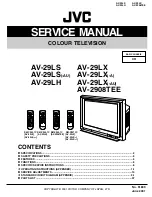 JVC AV-2908TEE Service Manual предпросмотр