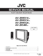 Предварительный просмотр 1 страницы JVC AV-2954WE Service Manual