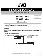 Предварительный просмотр 1 страницы JVC AV-2968TEE/SK Service Manual