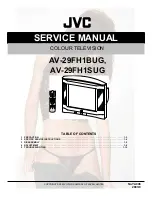 JVC AV-29FH1BUG Service Manual preview