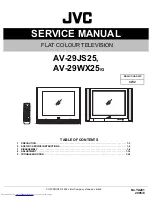 JVC AV-29JS25, AV-29MS25, AV-29MX7 Service Manual предпросмотр