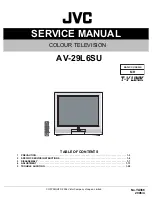 Preview for 1 page of JVC AV-29L6SU, AV-29L6BU Service Manual