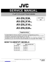 Preview for 1 page of JVC AV-29LX14 Service Manual