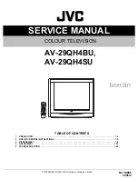 JVC AV-29QH4BU Service Manual preview