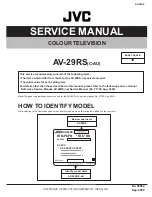 Предварительный просмотр 1 страницы JVC AV-29RS(C-AU) Service Manual