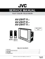 JVC AV-29VT11/P Service Manual preview