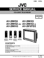 JVC AV-29WS3 Service Manual preview