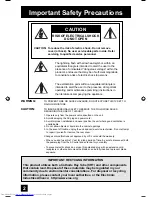 Preview for 2 page of JVC AV-30W476 I'Art User Manual