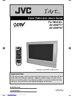 Preview for 1 page of JVC AV-30W777, AV-30W767 User Manual