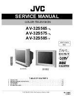 Предварительный просмотр 2 страницы JVC AV-32S565 Series Service Manual