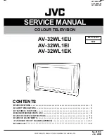 JVC AV-32WL1EI Service Manual предпросмотр