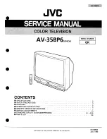 JVC AV-35BP6 Service Manual предпросмотр