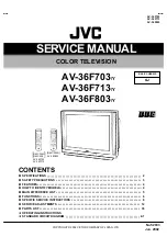 Preview for 1 page of JVC AV-36F703/Y Service Manual