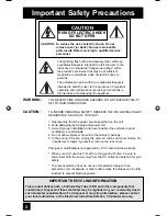 Preview for 2 page of JVC AV-56P785 User Manual