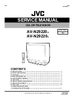 JVC AV-N29220 Service Manual preview