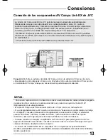 Предварительный просмотр 13 страницы JVC AV-N29702 (Spanish) Guía Del Usuario