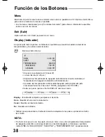 Предварительный просмотр 38 страницы JVC AV-N29702 (Spanish) Guía Del Usuario