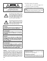 Предварительный просмотр 2 страницы JVC AV-P1000U Operating Instructions Manual